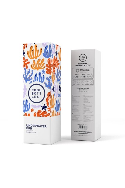 botella nebula multicolor cool bottles