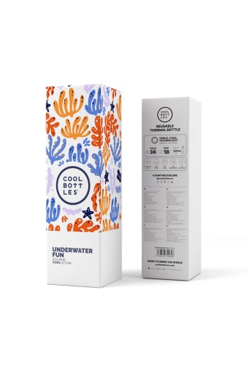 botella nebula multicolor cool bottles