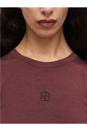 Camiseta básica sin mangas en color marron ROUGE by Vila