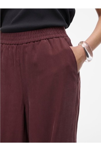 Pantaón mujer ancho marron Rouge by Vila