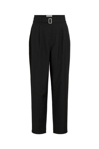 Pantalón mujer en color negro y cinturon extraible