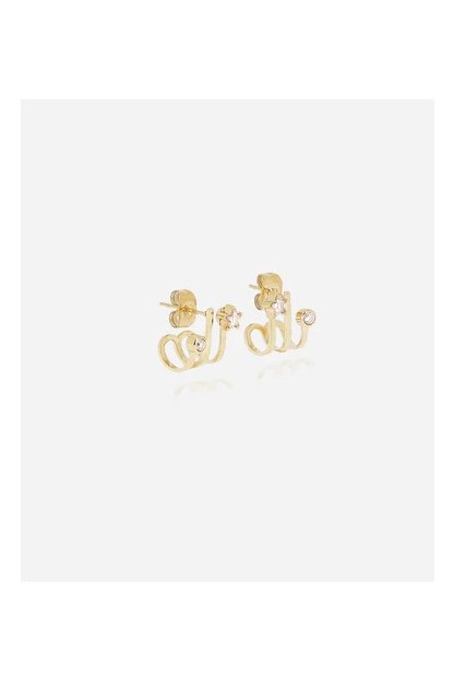 pendientes ariel zag con tres aros