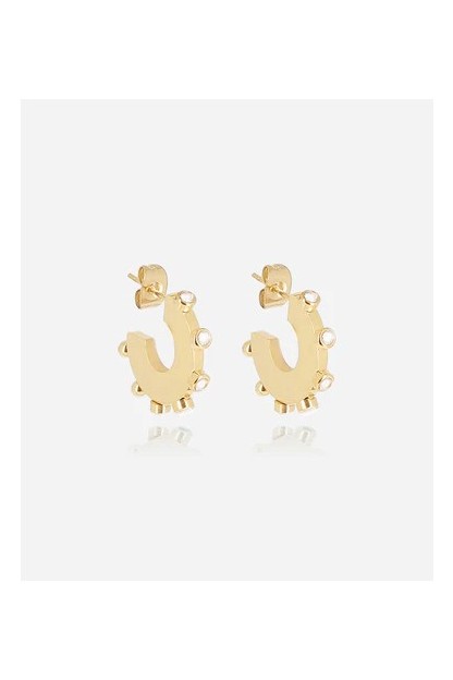 pendientes eudora zag con circonitas