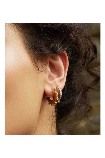 pendientes eudora zag con circonitas