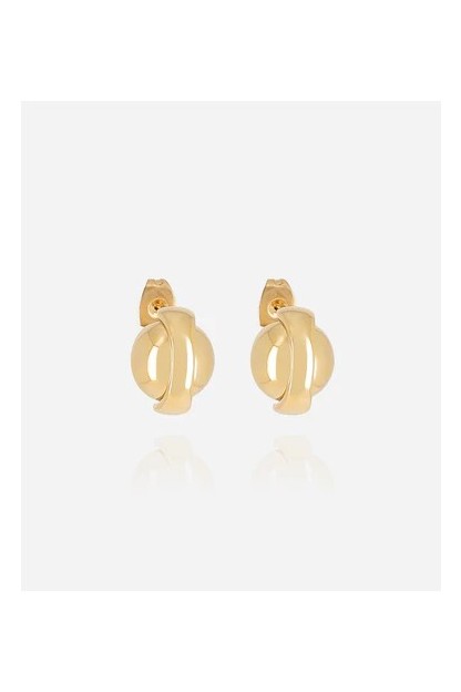 pendientes cyria con una bola engastada ZAG