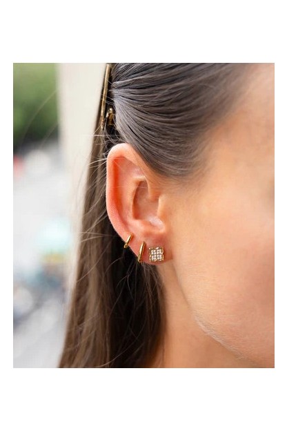 pendientes norris con circonitas ZAG bijoux