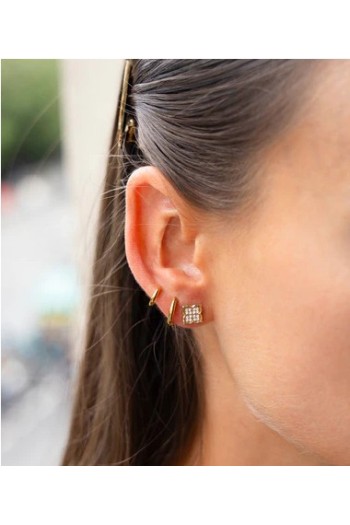 pendientes norris con circonitas ZAG bijoux