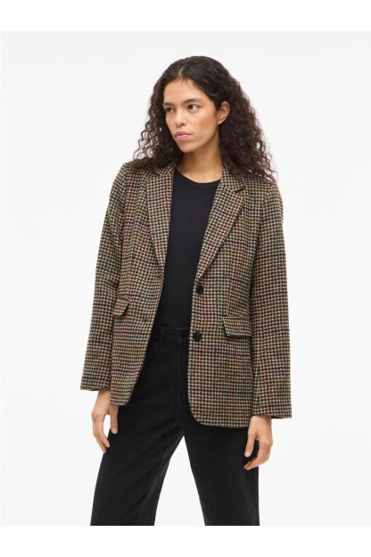 Blazer cuadros mujer vila