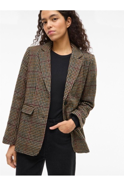 Blazer cuadros mujer vila 2