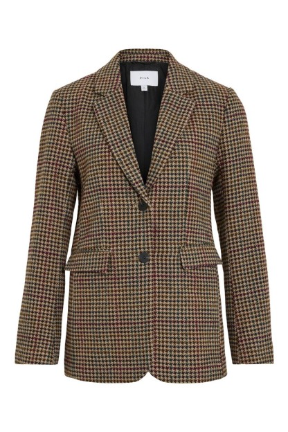 Blazer cuadros mujer vila