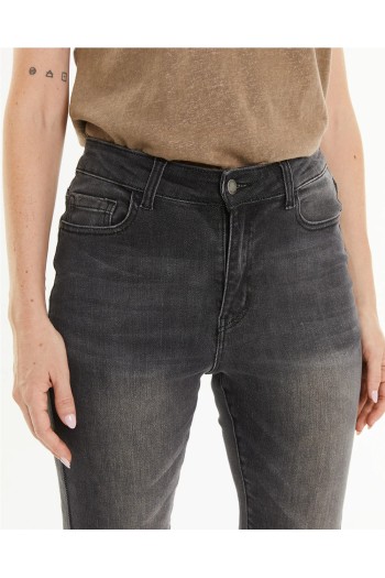 pantalon negro systemaction flare mujer