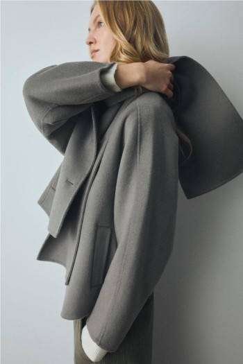 chaqueta estocolmo con bufanda extraible ese o ese