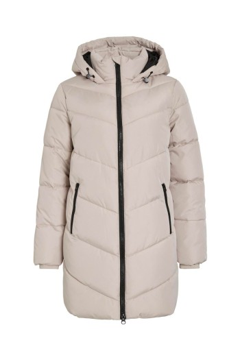 Abrigo largo plumas VILA