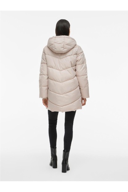 Abrigo largo plumas VILA