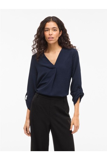 Top tipo camisa 3/4 mujer VILA