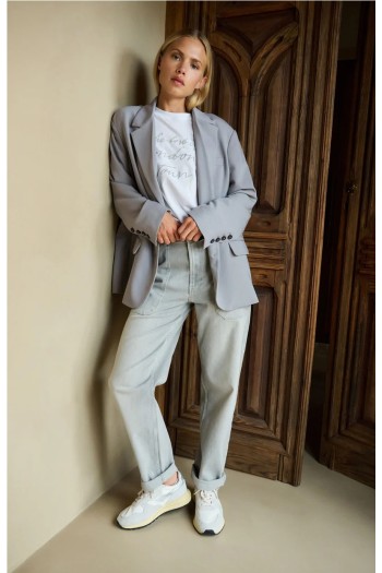 Pantalón ancho mujer cargo YAYA