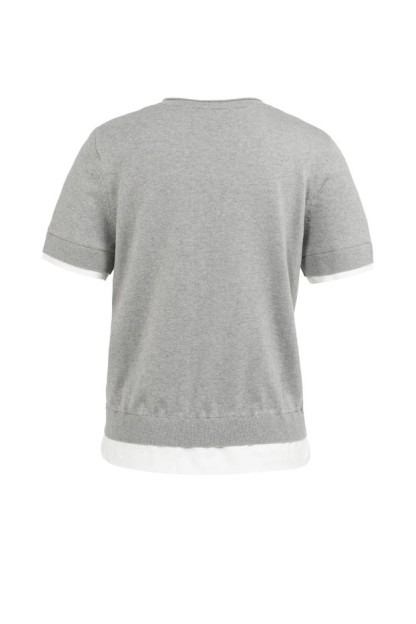 Top punto mujer con camisa interior Yaya