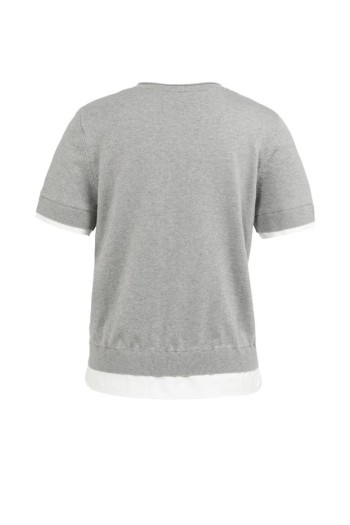 Top punto mujer con camisa interior Yaya