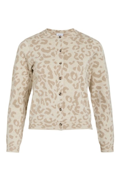 Chaqueta de punto estampado vila