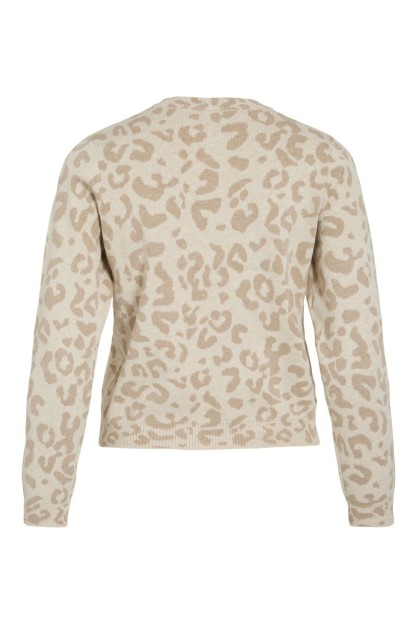 Chaqueta de punto estampado vila 2