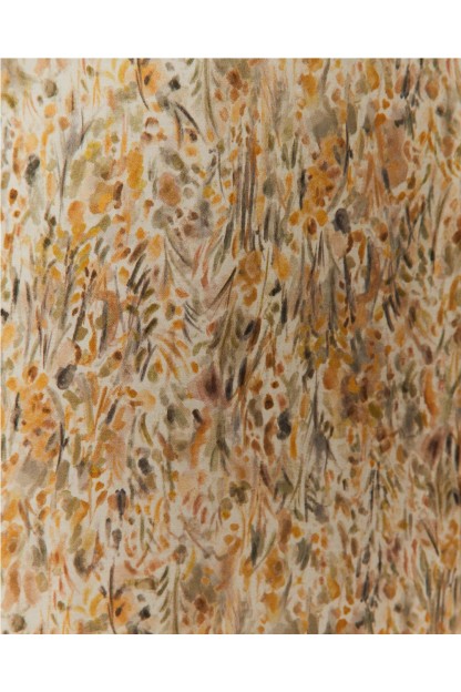 falda estampada systemaction color mostaza floral