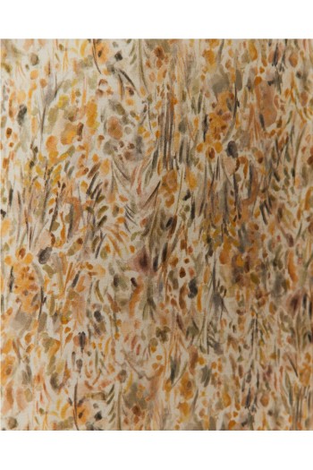 falda estampada systemaction color mostaza floral