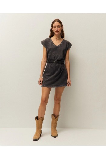 vestido con tachas mujer system action corto