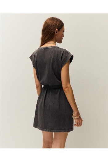 vestido con tachas mujer system action corto