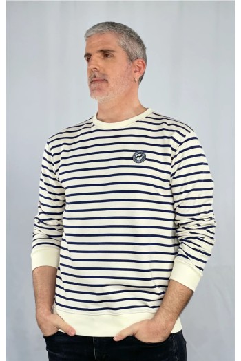 Sudadera hombre rayas Hika