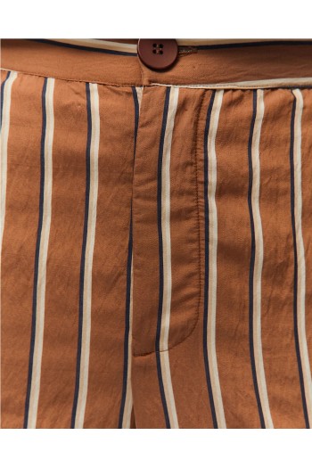 pantalon rayas color camel systemaction mujer