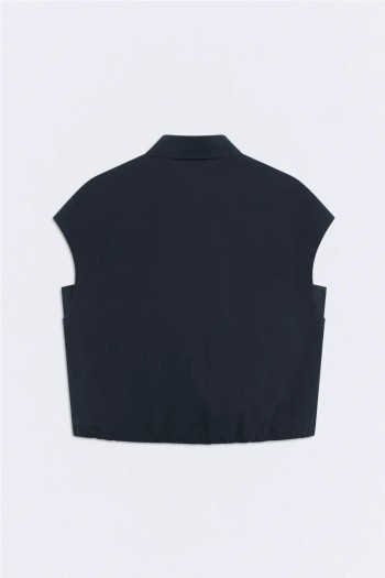 camisa giorgio azul oscuro navy ese o ese mujer