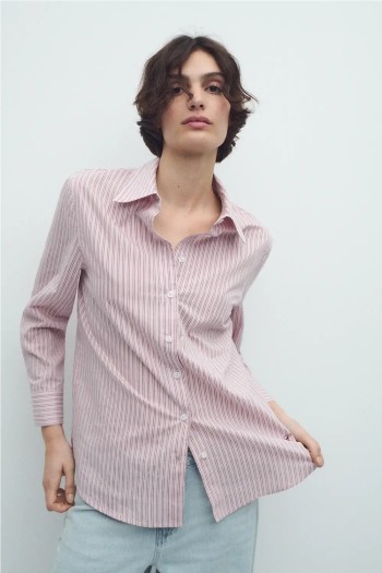 camisa keaton rosa ese o ese mujer