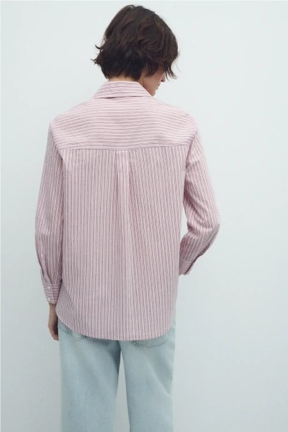 camisa keaton rosa ese o ese mujer