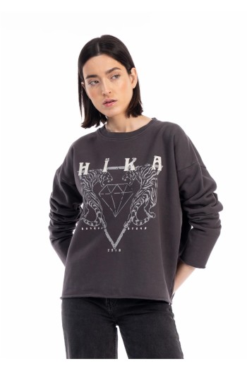 Sudadera MUJER cerrada WILD de HIKA