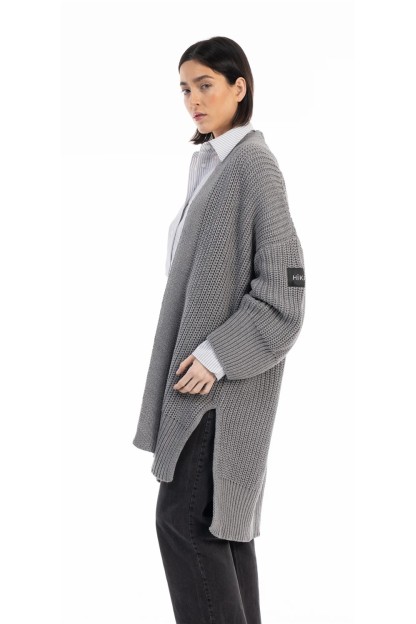 Cardigan largo de punto mujer HIKA 2