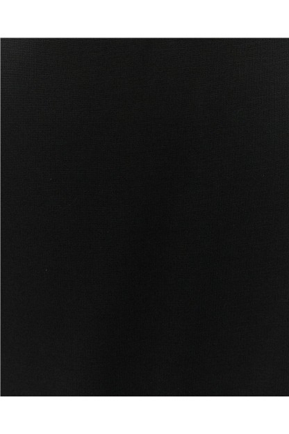 falda midi con corte negro systemaction mujer