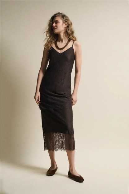 Vestido mini encaje de mujer Ese o ese