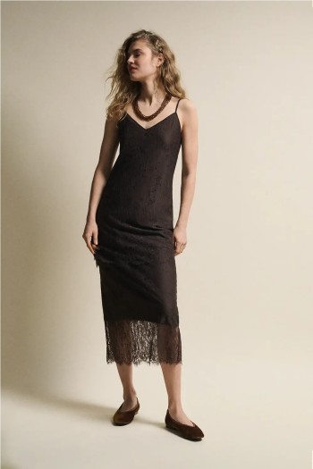 Vestido mini encaje de mujer Ese o ese