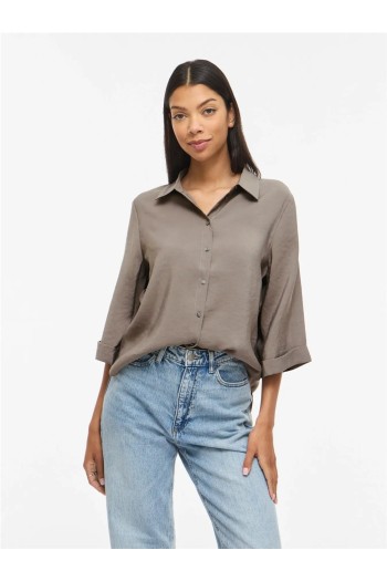 Camisa maga 3/4 mujer VILA