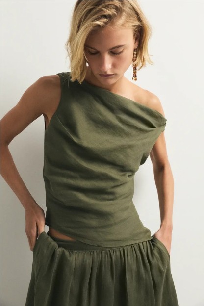 top creta verde ese o ese mujer