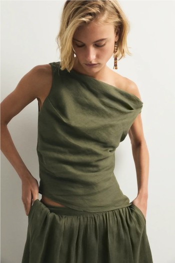 top creta verde ese o ese mujer