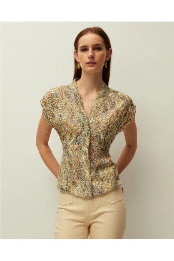 top estampado system action mujer verano multicolor