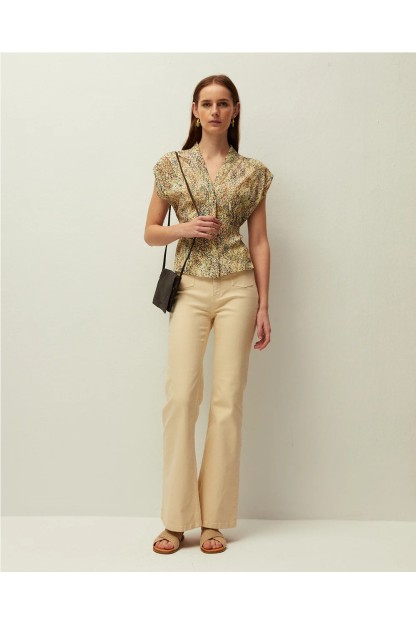 top estampado system action mujer verano multicolor