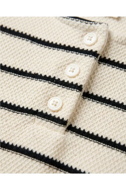 vestido rayas blanco y azul system action mujer