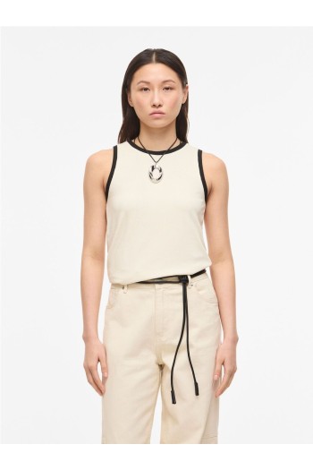 top beige y negro bila rouge edit mujer