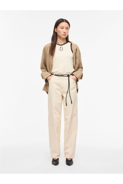 top beige y negro bila rouge edit mujer