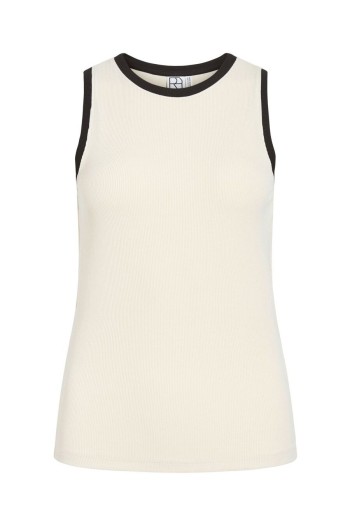 top beige y negro bila rouge edit mujer