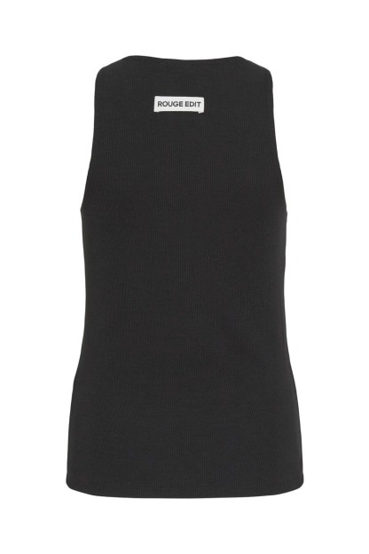 top beige y negro bila rouge edit mujer