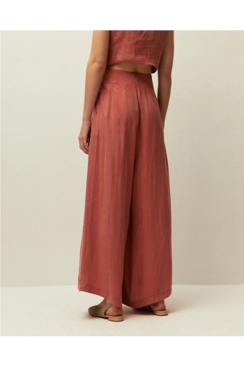 pantalon fiesta system action mujer color rosa fluido