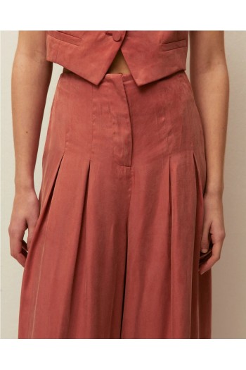 pantalon fiesta system action mujer color rosa fluido